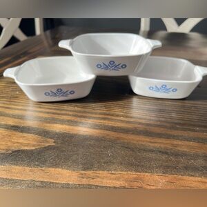 Vintage CORNING WARE Blue Cornflower‎